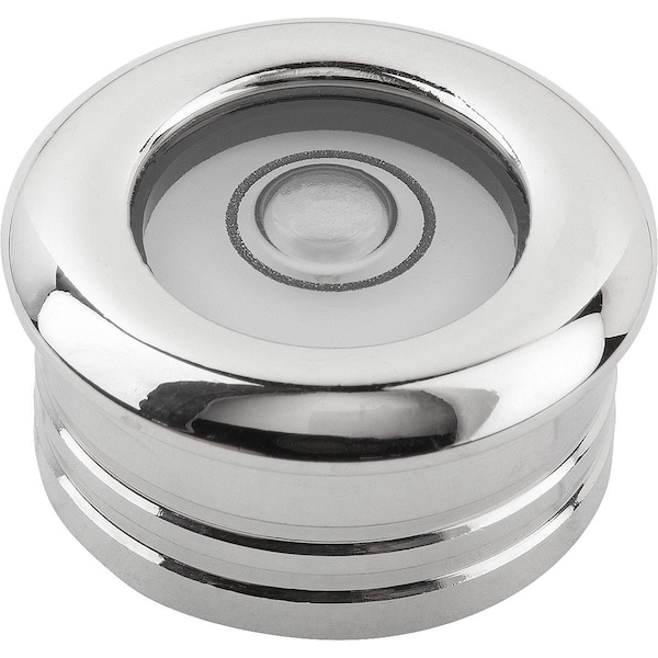 Round Spirit Level W Crimped Edge Holder D1=28 H=13 Brass, Irradiated, D=30, E30 Degree Sensitivity 30 Degree